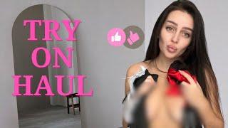 [4K] SUPER HOT Transparent Try on Haul | No Bra 2024 with Hanna