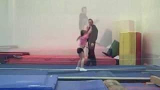 Bridget's Step Back Handspring