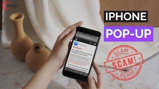 Stop falling for this "Your iOS or iPhone is Damaged" pop-up scam | Candid.Technology