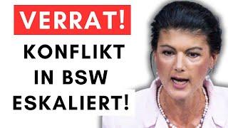 Schmeißt Wagenknecht jetzt ihre Thüringer BSW-Chefin Wolf raus?