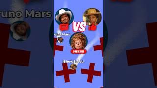 Bruno Mars vs IShowSpeed vs Lady Gaga Song: Pretty Little Baby #aisongcover #aicover