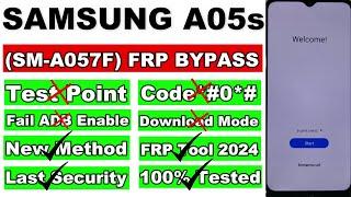Samsung Galaxy A05s FRP Bypass - No Test Point | No *#0*# | Fail ADB Enable | Unlock FRP Tool 2024