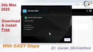 3ds Max 2025 download and install Free