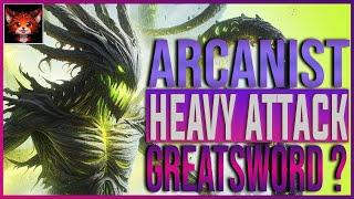 Eso Arcanist Build | One Bar | Heavy Attack | Great Sword