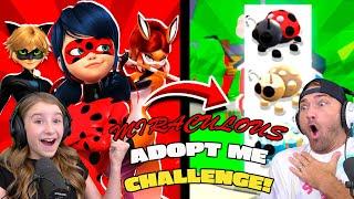 Miraculous Lady Bug Adopt Me Challenge! Can You Name Them All?!