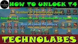 Lords Mobile | Smart way to unlock T4 using Technolabe (Purely F2P)