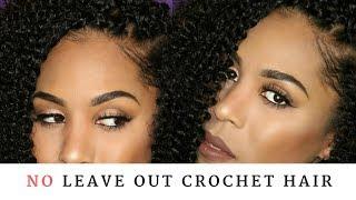 NO LEAVE OUT | DIY CROCHET HAIRSTYLE W FREETRESS WATER WAVE