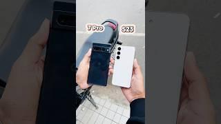 Google Pixel 7 Pro Vs Samsung S23 Camera Zoom Test! #shorts