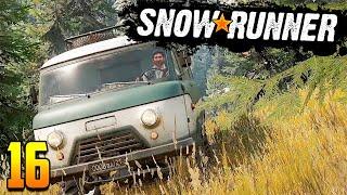 Прохождение SnowRunner #16 | Новые игрушки для американской грязи: УАЗ-452 и МАЗ-500