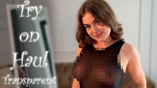 Transparent Lingerie | Try On Haul | No Bra No Panties | Lingerie Try On | Micro Bikini See Through