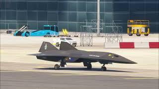 SR-72 DARKSTAR Takes Off at Gibraltar International Airport.