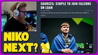 fl0m Reacts to s1mple Joins Falcons on Loan