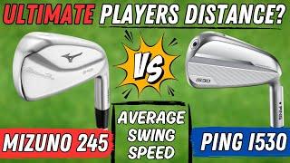 Ping i530 vs Mizuno Pro 245 (AVERAGE SWING SPEED TEST) WHICH IS THE BEST PLAYERS DISTANCE IRON?!