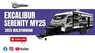 2025 Crusader Excalibur Serenity | Luxury Caravan Walkthrough | Side Club Lounge | Fibreglass Build