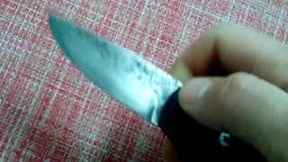 Самодельный выкидной кнопочный нож.Homemade flick push button knife