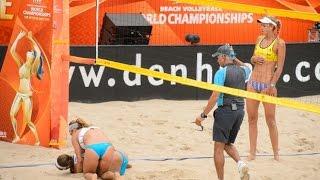 Mashkova/Tsimbalova (KAZ) vs. Orellana/A. Orellana (GUA) - Den Haag – Women World Championships 2015