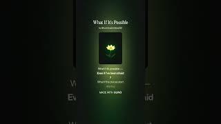 What If It's Possible