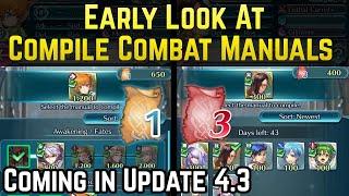 Early Look at "Compile Combat Manuals" | New Feature in Update 4.3