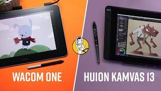 Wacom One - VS -  Huion Kamvas 13 - Smackdown!