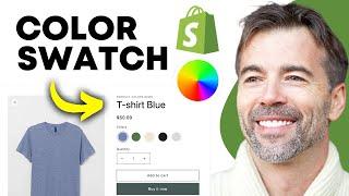 How To Add Shopify Color Swatches On Product Page (2024) EASY Tutorial