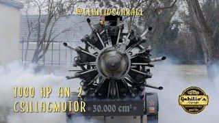 BRUTÁLIS HANG, An-2-es CSILLAGMOTORT INDÍTOTTUNK / Russian radial engine cold start.