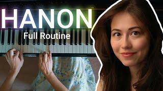 Everyone should do this Hanon Routine EVERYDAY - how to warm up like a pro