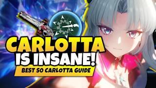 NEW BEST DPS! Full S0 Carlotta Guide & Build [Best Echoes, Weapons & Teams] - Wuthering Waves