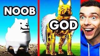 Upgrading NOOB DOG Into GOD (Dog Life Simulator)