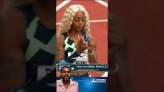 Sha carry Richardson running 20️⭐#sports #sprintqueen #athlete #olympics #footcontact #running #4k