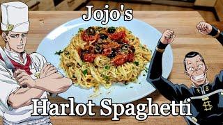 Harlot Spaghetti (Puttanesca) ‍ from Jojo's #jojo #anime #spaghetti  #shorts