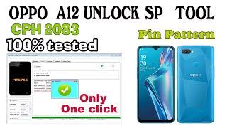 How To Unlock Oppo A12 cph2083 Sp Flash tool | Oppo A12 Unlock Sp flash tool Only One clike