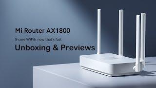 Mi Router AX1800 Unboxing & Preview