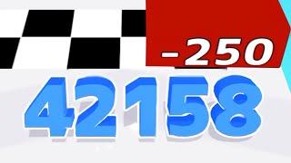 NUMBER RUN MERGE: RUNNING GAME — Up To 42,158 FINAL SCORE // From 5K, Part 1 (Gameplay)