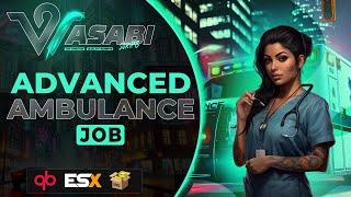 FiveM Advanced Ambulance Job [ QBCore / ESX ] [2024]