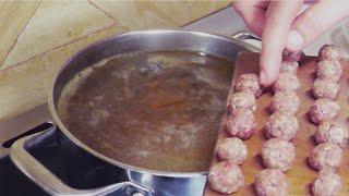 Рецепт с секретом. Как приготовить суп с фрикадельками. Secret recipe. Soup with meatballs.