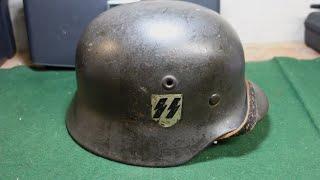 Nazi SS M1940 Double Decal Helmet Overview & History