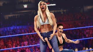 LOW BLOW MATCH - Charlotte Flair vs Rhea Ripley - WWE2K23