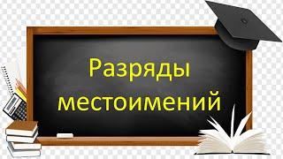 #русскийязык #егэ  Разряды местоимений. Видеоурок