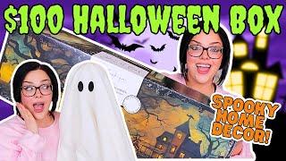 $100 HALLOWEEN HOME DECOR! Worth The Money?! | Steal It Halloween Box Unboxing