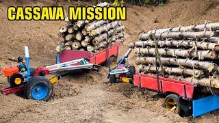 This RC Tractor Works Like a Real One - Cassava Transport Test!
