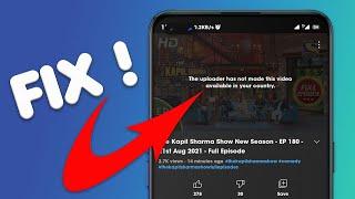 Fix The Uploader Has Not Made This Video Available in Your Country | DLS Tech