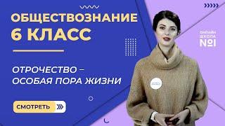 Отрочество – особая пора жизни. Видеоурок 3. Обществознание 6 класс