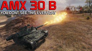 You dont see this everyday: AMX 30 B | World of Tanks