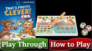 That's Pretty Clever Kids: How to Play & Play Through