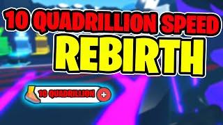 10 QUADRILLION SPEED REBIRTH! | Cursed Ruins | Speedman Simulator