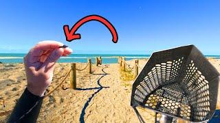 Finding Jewelry in the Rough Surf (Beach Metal Detecting)