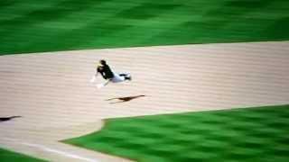 2015 MLB Spring Training: Billy Burns Super Man Dive