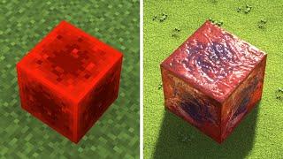 Realism Mats Texture Pack VS Minecraft Vanilla Textures - SEUS PTGI with RTX