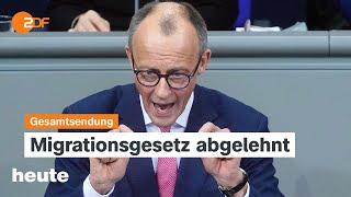 heute 19:00 Uhr vom 31.01.2025 Migrationsgesetz abgelehnt, Babyboomer gehen in Rente, 5 Jahre Brexit