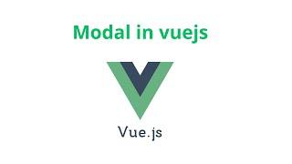 How to create modal in vuejs